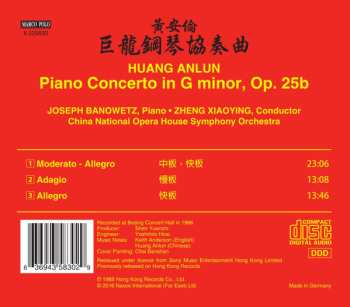 CD Huang Anlun: Piano Concerto In G Minor, Op. 25b