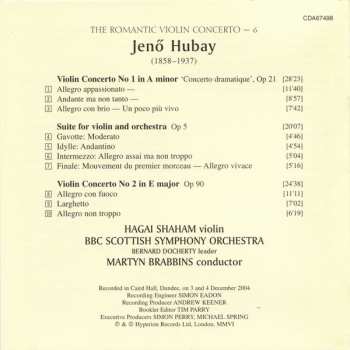 CD BBC Scottish Symphony Orchestra: Violin Concertos 1 & 2