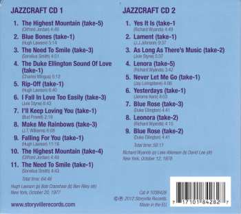 2CD Richard Wyands: Jazzcraft Studio Recordings 1977-78 Featuring: Hugh Lawson & Richard Wyands