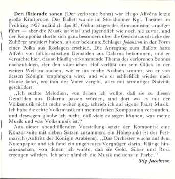 CD Neeme Järvi: Dala Rhapsody (Swedish Rhapsody No. 3) / Symphony No. 3 In E / Den Förlorade Sonen, Suite