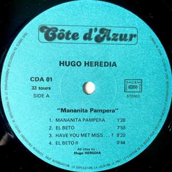 LP Hugo Heredia: Mananita Pampera