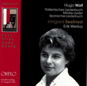CD Hugo Wolf: Italienisches Liederbuch, Morike-Lieder & Spanisches Liederbuch