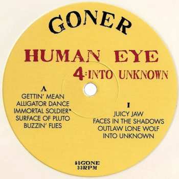 LP Human Eye: 4: Into Unknown LTD | CLR