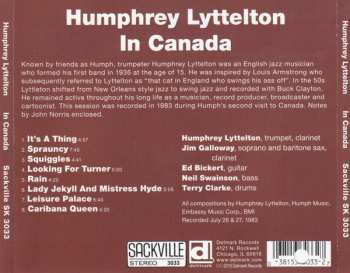 CD Humphrey Lyttelton: In Canada
