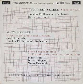 Album Sir Adrian Boult: Symphony No. 1 / Elegy For Viola And Small Orchestra / Three Fragments From "A Portrait Of The Artist As A Young Man"