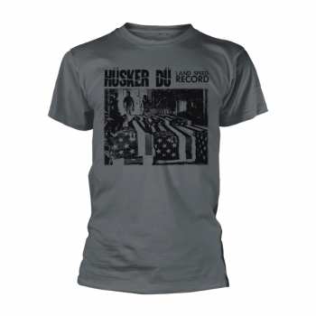 Merch Hüsker Dü: T-shirt Land Speed Record (charcoal)
