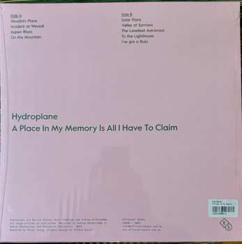 LP Hydroplane: A Place In My Memory Is All I Have To Claim