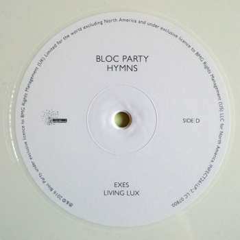2LP Bloc Party: Hymns CLR
