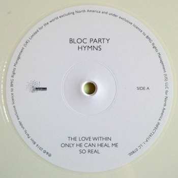 2LP Bloc Party: Hymns CLR