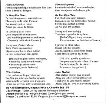 CD I Fagiolini: Tudor Music from Hampton Court Palace