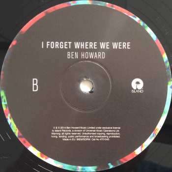 2LP Ben Howard: I Forget Where We Were LTD