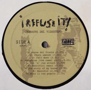 2LP I Refuse It!: Cronache Del Videotopo