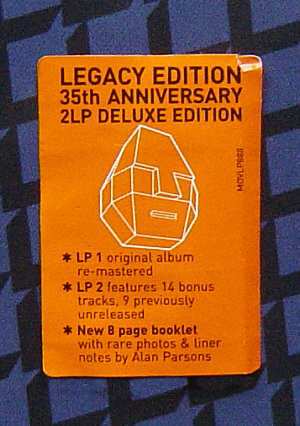 2LP The Alan Parsons Project: I Robot DLX