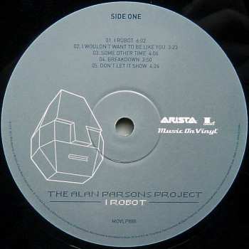 2LP The Alan Parsons Project: I Robot DLX