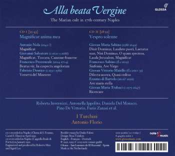 2CD Antonio Florio: Alla Beata Vergine - The Marian Cult In 17th-Century Naples 