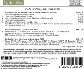 CD Iain Hamilton: The Bermudas, Piano Concerto No. 1 & Cantos