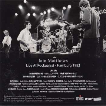 DVD Iain Matthews: Live At Rockpalast