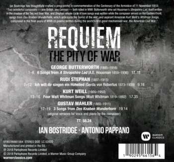 CD Antonio Pappano: Requiem - The Pity Of War