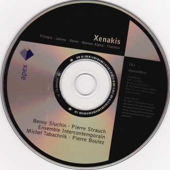 2CD Pierre Boulez: Phlegra • Jalons • Keren • Nomos Alpha • Thalleïn • Naama • À L'île De Gorée • Khoaï • Komboï