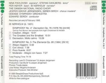 CD Radiokoret: Symphony 4 Op. 76 • Symphony 5 Op. 80