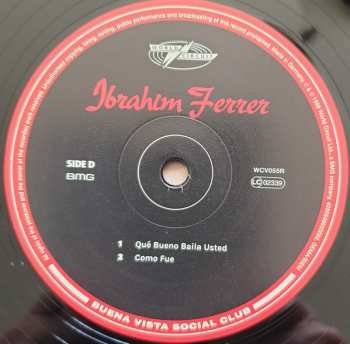 2LP Ibrahim Ferrer: Buena Vista Social Club Presents Ibrahim Ferrer