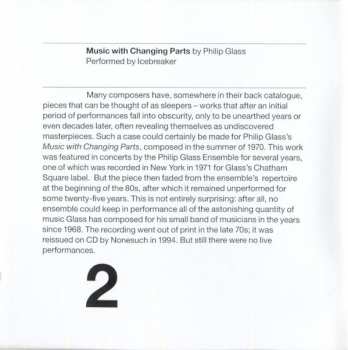 CD Philip Glass: Music With Changing Parts