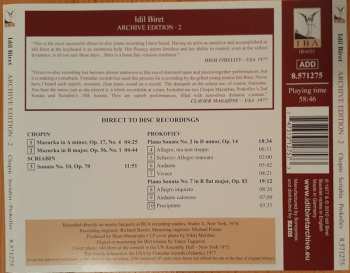 CD Sergei Prokofiev: Mazurka In A Minor, Op. 17, No. 4 - Mazurka In B Major, Op. 56, No. 1 / Sonata No. 10, Op. 70 / Piano Sonata No. 2 In D Minor, Op. 14 - Piano Sonata No. 7 In B Flat Major, Op. 83 (Direct To Disc Recordings)