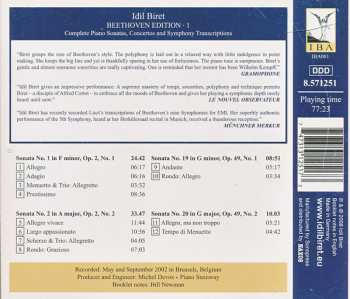 CD Ludwig van Beethoven: Piano Sonatas Vol. 1