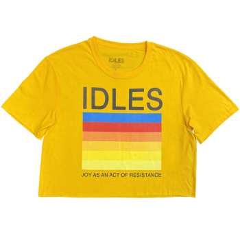 Merch Idles: Dames Crop Top Resistance