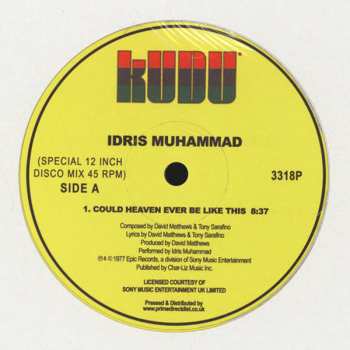 LP Idris Muhammad: Could Heaven Ever Be Like This 