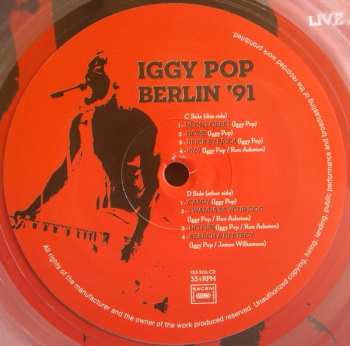 2LP Iggy Pop: Berlin 91 DLX | LTD | CLR