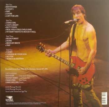 2LP Iggy Pop: Berlin 91 DLX | LTD | CLR