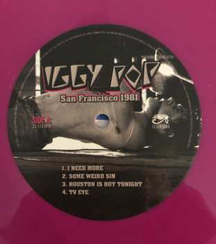 2LP Iggy Pop: San Francisco 1981 CLR | LTD