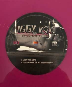 2LP Iggy Pop: San Francisco 1981 CLR | LTD