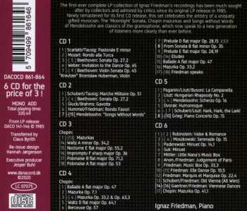 6CD Ignaz Friedman: Complete Recordings 1923-1941