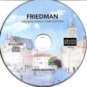 CD Ignaz Friedman:  Original Piano Compositions (Includes World Premiere Recordings)