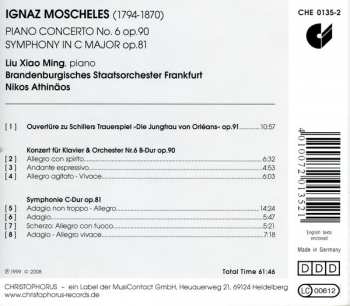 CD Ignaz Moscheles: Piano concerto No. 6 Op. 90 - Symphony In C Major Op. 81