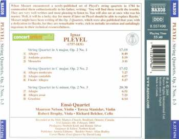 CD Ignaz Pleyel: String Quartets, Op. 2 Nos. 1-3