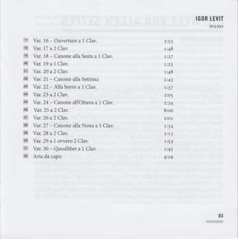 CD Igor Levit: Goldberg Variations