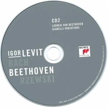 3CD Johann Sebastian Bach: Goldberg Variations / Diabelli Variations / The People United Will Never Be Defeated 