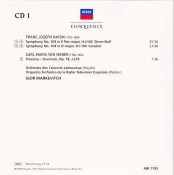 26CD/Doos Igor Markevitch: Igor Markevitch / The Philips Legacy