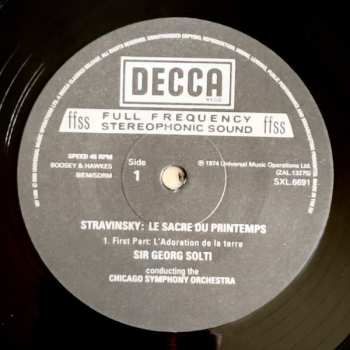 LP Igor Stravinsky: Le Sacre Du Printemps LTD | NUM | DLX