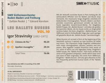 CD Igor Stravinsky: L’oiseau De Feu / Apollon Musagète