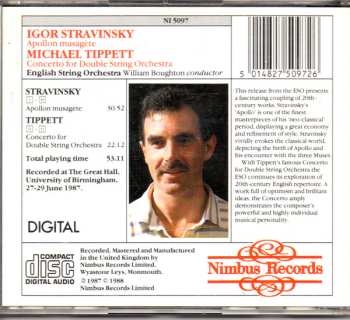 CD Igor Stravinsky: Stravinsky: Apollon Musagete / Tippett: Concerto For Double String Orchestra
