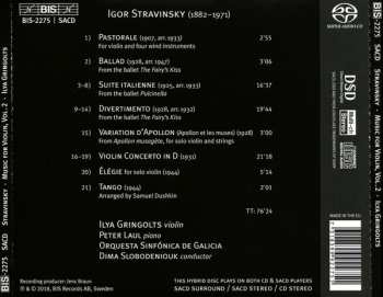 SACD Igor Stravinsky: Music For Violin, Vol. 2