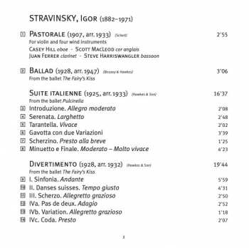 SACD Igor Stravinsky: Music For Violin, Vol. 2