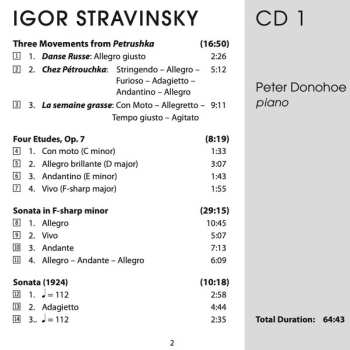 2CD Igor Stravinsky: Music For Piano Solo And Piano And Orchestra