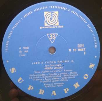 LP Igor Stravinsky: Skladby Igora Stravinského Inspirované Jazzem