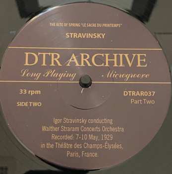 LP Igor Stravinsky: The Rite Of Spring "Le Sacre Du Printemps"
