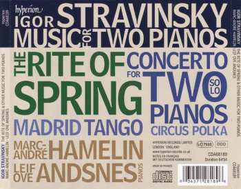 CD Igor Stravinsky: The Rite Of Spring & Other Music For Two Pianos